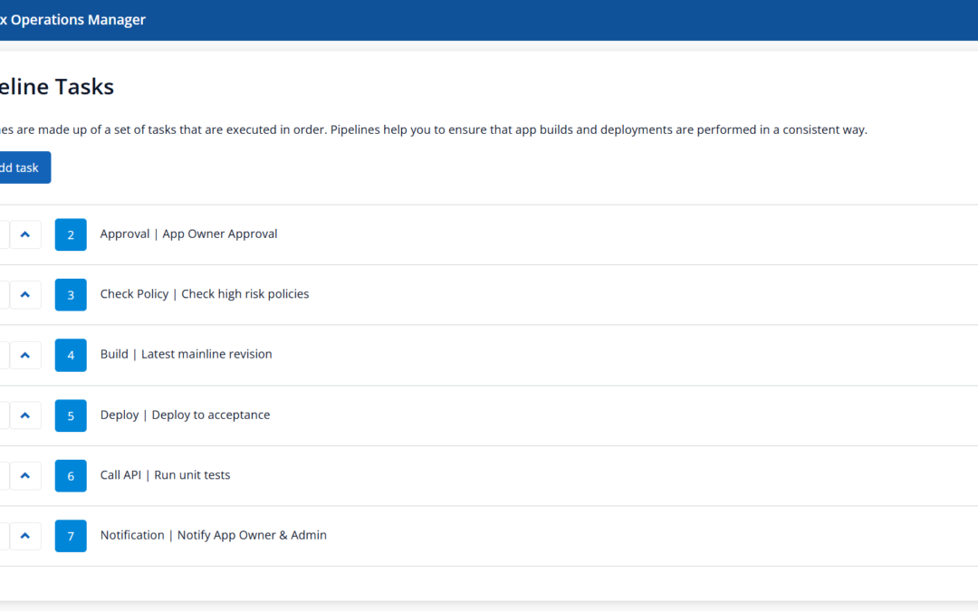 Blue Storm Unveils AppControl: Elevating Mendix Application Management with Advanced Pipeline Automation